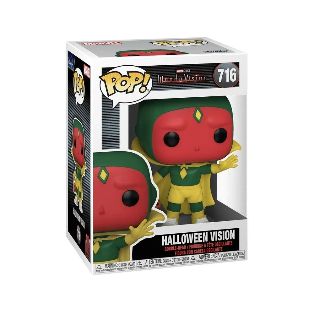 Funko Pop Vision Halloween #716 WandaVision Marvel Vinyl Figure Collectible
